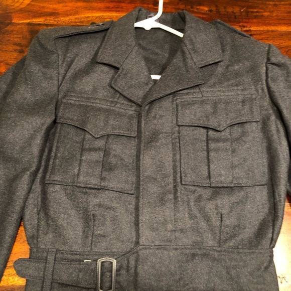 Women’s Flyvapnet Military Gray/Bluish Wool Field Jacket Size Small - Picture 1 of 13